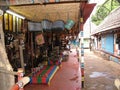 SHAKALAND, SOUTH AFRICA - CIRCA NOVEMBER 2011: Traditional souvenirs for sale at Shakaland