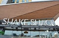 Shake Shack american restaurant logo name on the Las Vegas Boulevard, famous The Strip street in Las Vegas Royalty Free Stock Photo