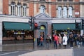 Shake Shack restaurant, Cambridge Circus, London Royalty Free Stock Photo