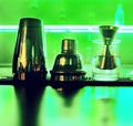 Shaker and bar inventory Royalty Free Stock Photo