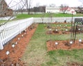 Niskayuna Watervliet Shaker herb garden Royalty Free Stock Photo