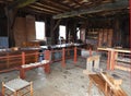 Shaker Tannery Furniture Barn Interior Royalty Free Stock Photo