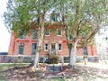 Shaker Trustee Building revised sanitarium and mental institution watervliet Royalty Free Stock Photo