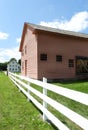 Shaker Village Pink Horse Barn Royalty Free Stock Photo