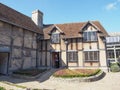 Shakespeare birthplace in Stratford upon Avon Royalty Free Stock Photo