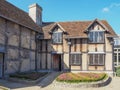 Shakespeare birthplace in Stratford upon Avon Royalty Free Stock Photo