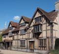 Shakespeare birthplace in Stratford upon Avon Royalty Free Stock Photo