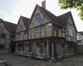 Shakespeare birthplace in Stratford upon Avon Royalty Free Stock Photo