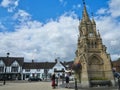 Buildings and the clock tower