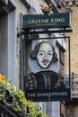 The Shakespeare Pub in Victoria, London, uk Royalty Free Stock Photo