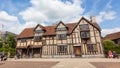 Shakespeare`s Birthplace in Stratford-upon-Avon Royalty Free Stock Photo
