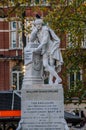 Shakespeare statue in London, England, UK. December 2013