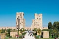 Ruins of Ak-Saray Palace in Shakhrisabz, Uzbekistan. It is part of the World Heritage Site.