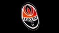 Shakhtar Donetsk flag is waving on transparent background. Close-up of waving flag with FC Shakhtar Donetsk football