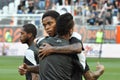 Shakhtar players hugs each other