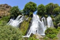 The Shaki Waterfall, on the Vorotan River, Armenia Royalty Free Stock Photo