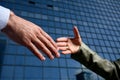 Shaking hands Royalty Free Stock Photo