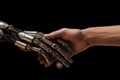 Shaking hands with AI