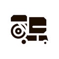 Shaking Harvester Vehicle Vector Icon Royalty Free Stock Photo