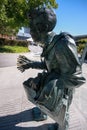 Shaking Man sculpture interpreted as representation of parkinsonism Royalty Free Stock Photo