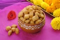 Shakkar pare Shakkarpare shankar pale is a sweet tea time snack food from India, Traditional homemade indian maharashtrian