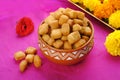 Shakkar pare Shakkarpare shankar pale is a sweet tea time snack food from India, Traditional homemade indian maharashtrian