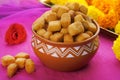 Shakkar pare Shakkarpare shankar pale is a sweet tea time snack food from India, Traditional homemade indian maharashtrian