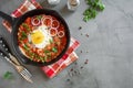 Shakshuka egg for breakfast.