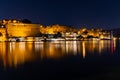 shaky image of city night landscape long exposure shot