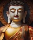 Shakyamuni Buddha statue. Namo Buddhaya.