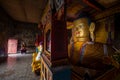 Shakyamuni buddha statue in Shey Monastery Royalty Free Stock Photo