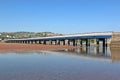 Shaldon Bridge across the River Teign Royalty Free Stock Photo