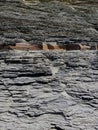 Shale Cliff Royalty Free Stock Photo