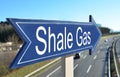 SHALE GAS sign Royalty Free Stock Photo