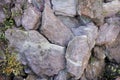 Shale rock on nature background. Royalty Free Stock Photo