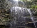 Shale waterfall