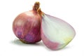 Salad shallot isolated Royalty Free Stock Photo