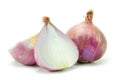 Salad shallot isolated Royalty Free Stock Photo