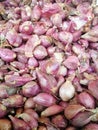 Shallot from my countrysite farm Royalty Free Stock Photo