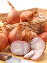 Shallot onions Royalty Free Stock Photo