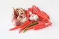 Shallots Chilli garlic Royalty Free Stock Photo