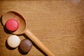 Shallow Depth of Field image of three cookies