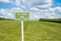 Shallow focus of a Galloping Only sign at an outdoor horse acing venue.