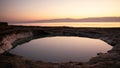 Shallow near the Dead Sea