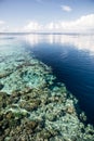 Shallow Reef and Deep Water Royalty Free Stock Photo