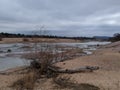 Shallow river bed Royalty Free Stock Photo