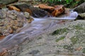 Shallow waterfal with calm water long exposure