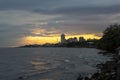 Shalun Beach Taipei City beach sunset on bad