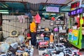 Sham Shui Po Sidewalk booth market sell second hand