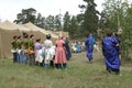 Shaman ceremony in buriatia